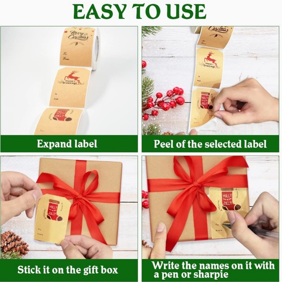 CHRISTMAS STICKERS - Picture 2 of 5